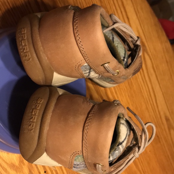 Sperry TOP SIDER womens leather boat shoe 2 eye size 9M style #9776592 - Picture 8 of 10
